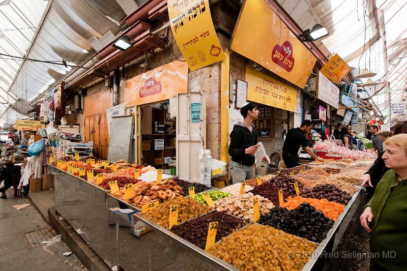 20100409_150456 D3.jpg - Nuts and dried fruit vendor, Ben Yehuda Market, Jerusalem